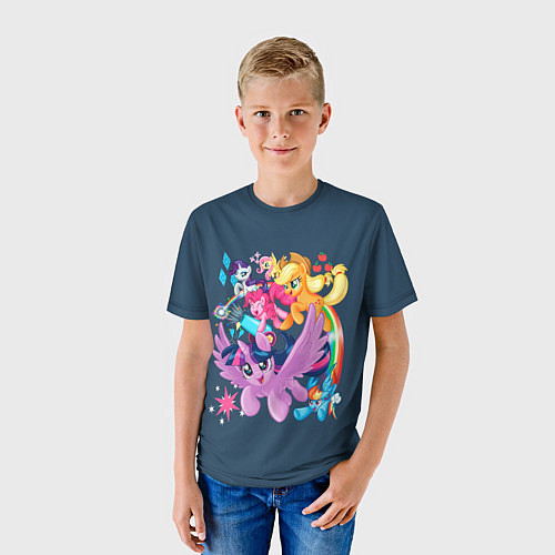 Детская футболка Пони тим / 3D-принт – фото 3