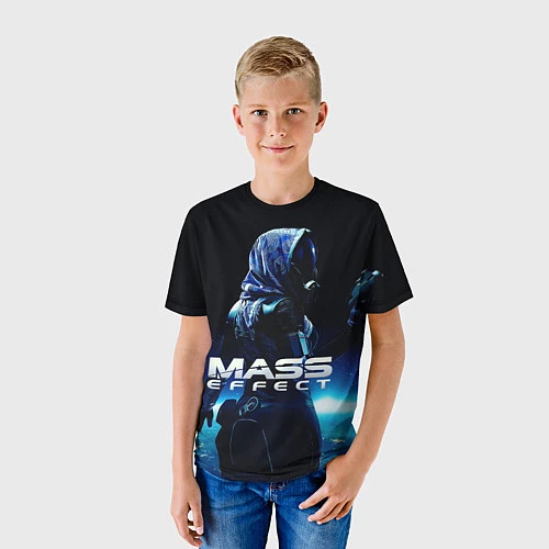 Детская футболка MASS EFFECT ТАЛИ ЗОРА / 3D-принт – фото 3