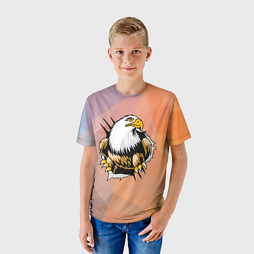 Детская футболка Орел 3D / 3D-принт – фото 3