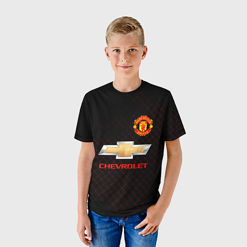 Детская футболка Манчестер сила / 3D-принт – фото 3