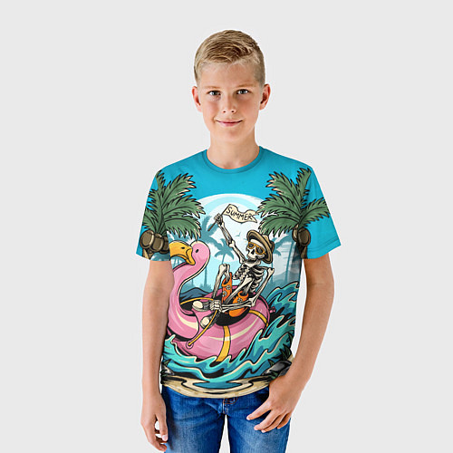 Детская футболка Summer time / 3D-принт – фото 3