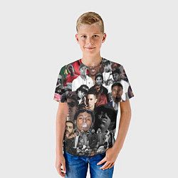Футболка детская Короли Рэпа KING RAP, цвет: 3D-принт — фото 2