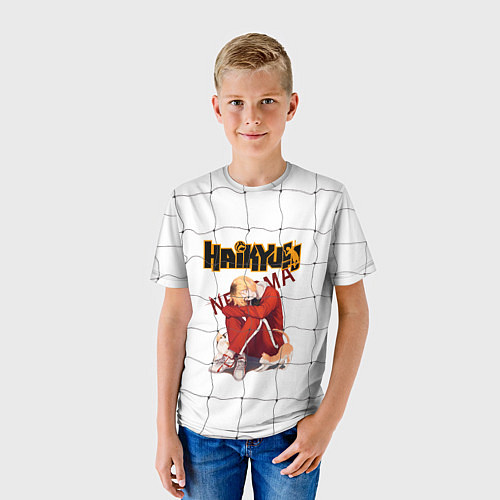 Детская футболка Кенма Козуме / 3D-принт – фото 3