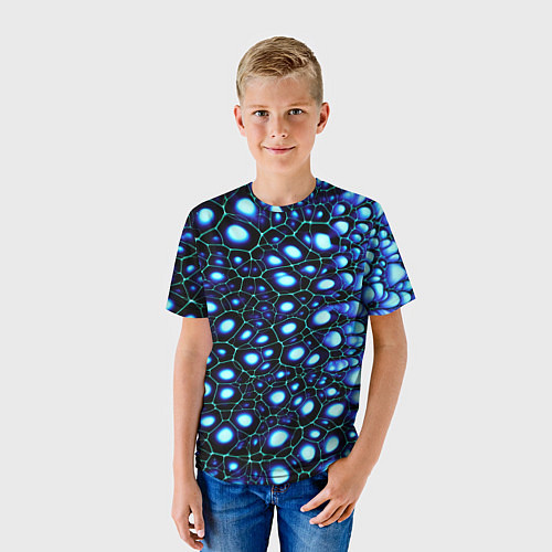 Детская футболка Абстракция-макрокраска / 3D-принт – фото 3