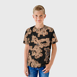 Футболка детская Heroes III Dungeon Map, цвет: 3D-принт — фото 2