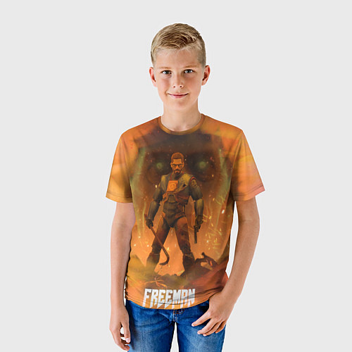 Детская футболка FREEMAN GMAN HALF-LIFE Z / 3D-принт – фото 3