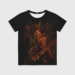 Футболка детская СИРЕНОГОЛОВЫЙ SIREN HEAD, цвет: 3D-принт