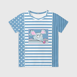 Футболка детская Веселая Мышь, цвет: 3D-принт