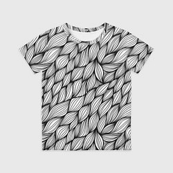 Футболка детская Лепестки, цвет: 3D-принт