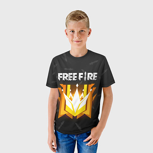 Детская футболка Free Fire Фри фаер / 3D-принт – фото 3