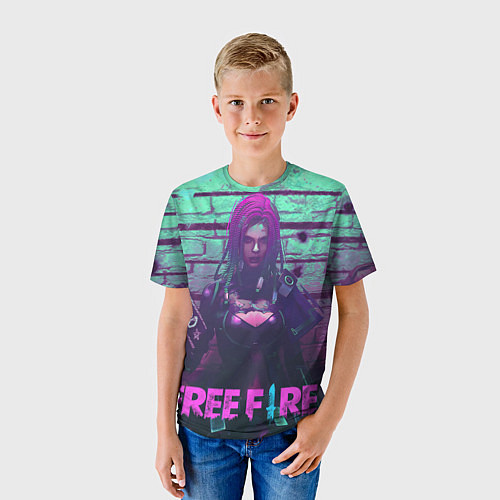 Детская футболка FREE FIRE / 3D-принт – фото 3
