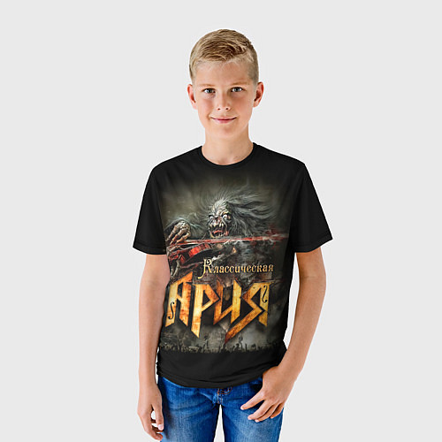 Детская футболка Классическая Ария / 3D-принт – фото 3