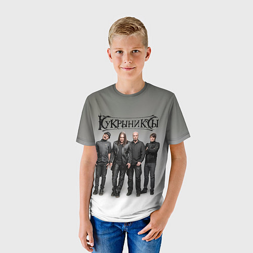 Детская футболка Кукрыниксы рок группа / 3D-принт – фото 3