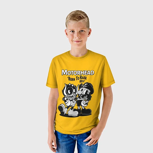 Детская футболка Motorhead x Cuphead / 3D-принт – фото 3