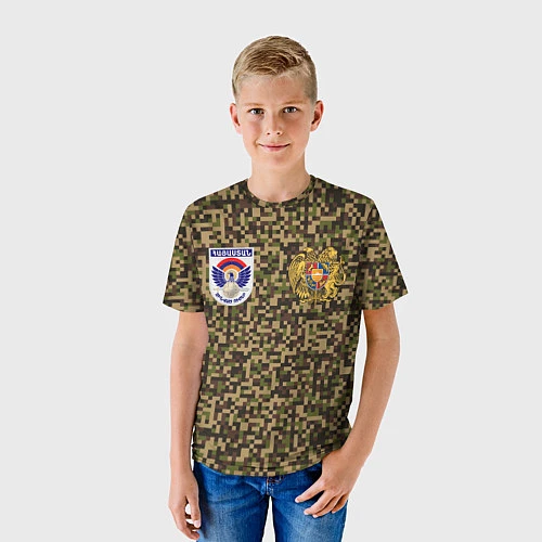 Детская футболка Вооруженные силы Армении / 3D-принт – фото 3