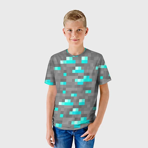 Детская футболка Алмазы / 3D-принт – фото 3