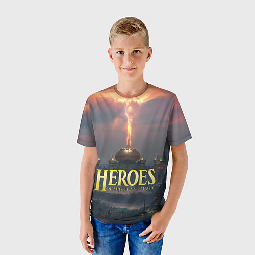Детская футболка Heroes of Might and Magic HoM Z / 3D-принт – фото 3