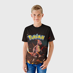 Футболка детская Charizard Pokemon Z, цвет: 3D-принт — фото 2