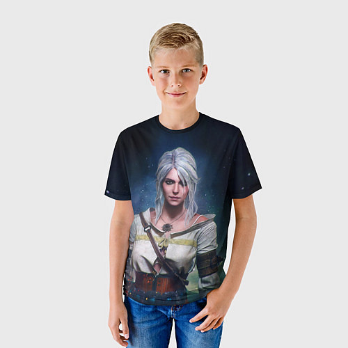 Детская футболка Ciri / 3D-принт – фото 3