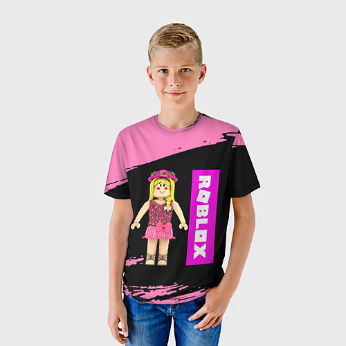 Детская футболка BARBIE ROBLOX РОБЛОКС Z / 3D-принт – фото 3
