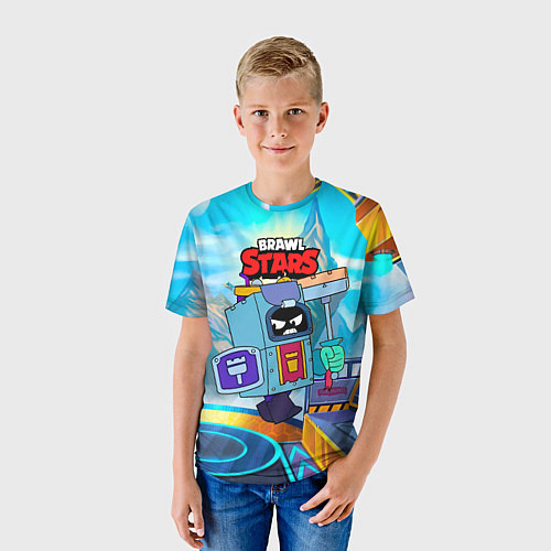 Детская футболка ЭШ Ash Brawl Stars / 3D-принт – фото 3