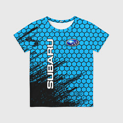 Футболка детская Subaru Субару, цвет: 3D-принт