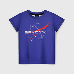 Футболка детская Space X, цвет: 3D-принт