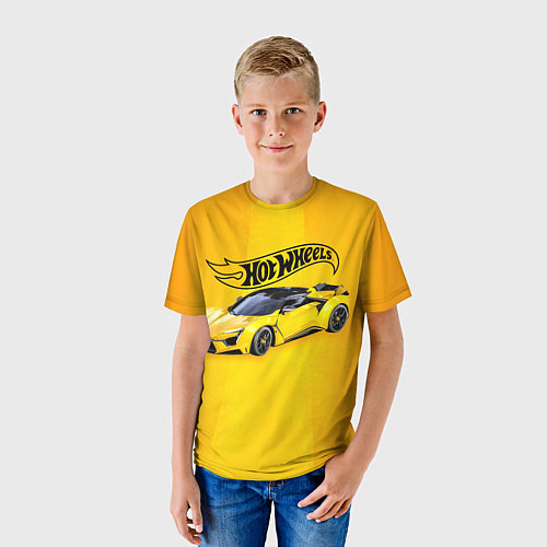 Детская футболка Hot Wheels Хот Вилс / 3D-принт – фото 3