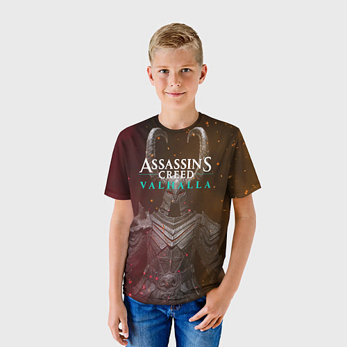 Детская футболка ASSASSINS CREED VALHALLA Z / 3D-принт – фото 3