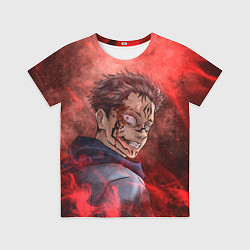 Футболка детская Itadori Yuji Магическая битва, цвет: 3D-принт