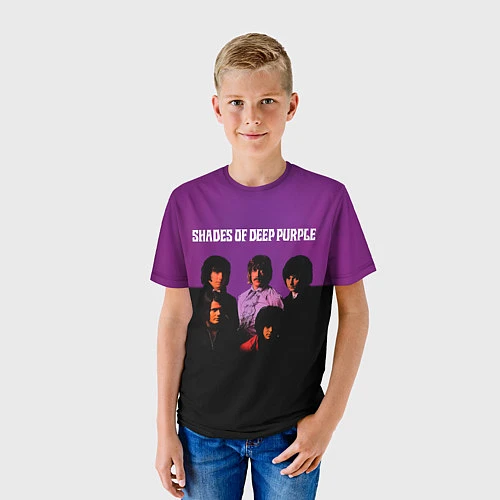 Детская футболка Shades of Deep Purple / 3D-принт – фото 3