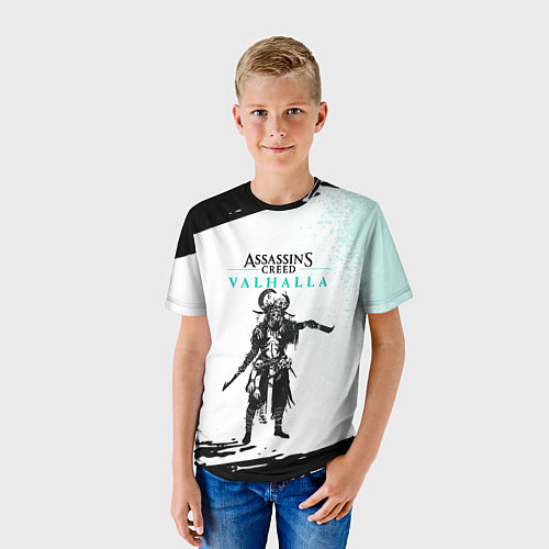 Детская футболка АССАСИН КРИД ASSASSINS CREED VALHALLA Z / 3D-принт – фото 3