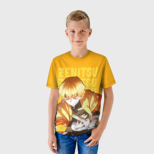 Детская футболка Зеницу Агацума / 3D-принт – фото 3