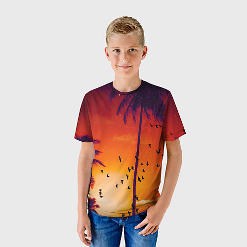 Детская футболка РАЙСКОЕ НАСЛАЖДЕНИЕ / 3D-принт – фото 3