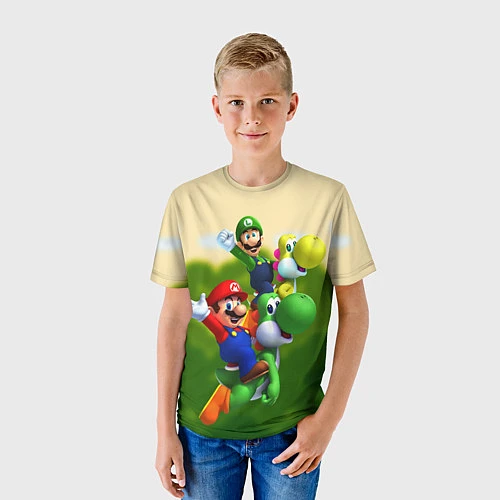 Детская футболка 3DMario / 3D-принт – фото 3