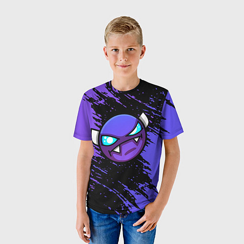 Детская футболка Геометри Даш Geometry Dash / 3D-принт – фото 3