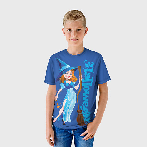 Детская футболка Ведьма с волшебной палочкой / 3D-принт – фото 3