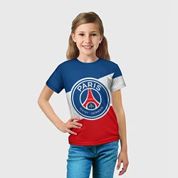 Футболка детская Paris Saint-Germain FC, цвет: 3D-принт — фото 2