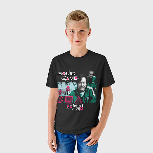 Детская футболка Арт Игры в Кальмара / 3D-принт – фото 3