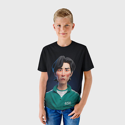 Детская футболка Сон Ги Хун / 3D-принт – фото 3