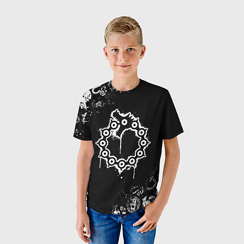 Детская футболка 7 СМЕРТНЫХ ГРЕХОВ МЕЛОДИАС СИМВОЛ ДРАКОН / 3D-принт – фото 3