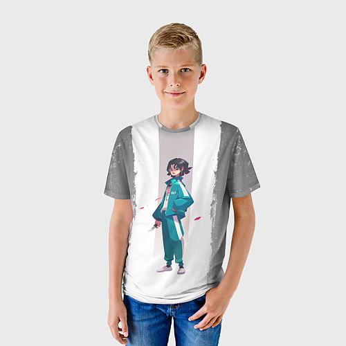 Детская футболка 067 Кан Сэ Бёк спина / 3D-принт – фото 3
