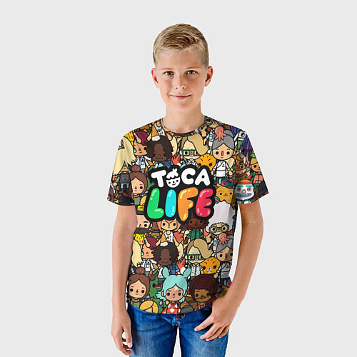 Детская футболка Toca Life: Persons / 3D-принт – фото 3