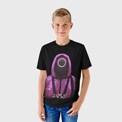 Детская футболка Squid Game Circle Guy / 3D-принт – фото 3