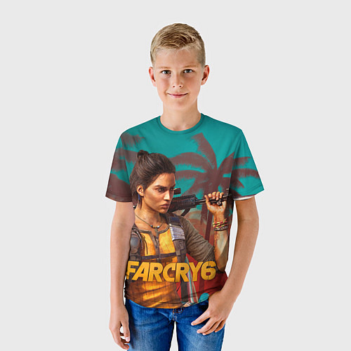 Детская футболка Far Cry Dani Rojas / 3D-принт – фото 3