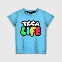 Футболка детская Toca Life: Logo, цвет: 3D-принт