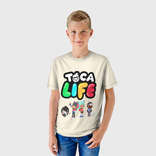 Детская футболка Toca Life: Persons / 3D-принт – фото 3