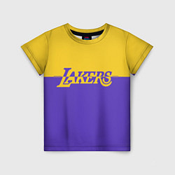 Футболка детская KobeBryant Los Angeles Lakers,, цвет: 3D-принт