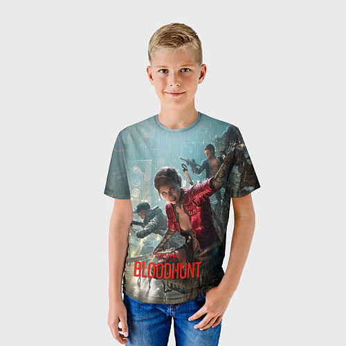 Детская футболка Vampire: The Masquerade - Bloodhunt / 3D-принт – фото 3