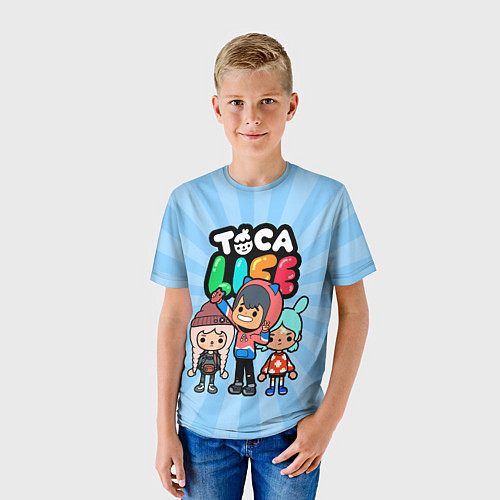 Детская футболка Toca Life World / 3D-принт – фото 3